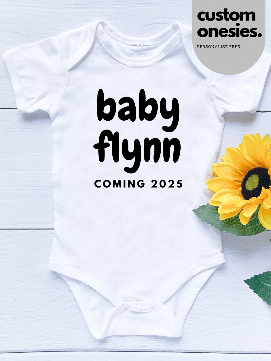 Personalised 2024 onesies nz